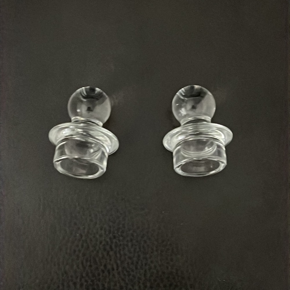 * last chance* Luigi Bormioli new glass oil and vinegar cruet set - Picture 5 of 8